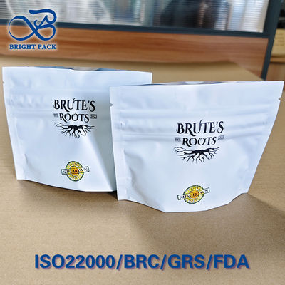 Kinderwaardig zakje met minimalistisch afdrukken Push-Twist Lock ISO 8316 Compliant Custom Artwork