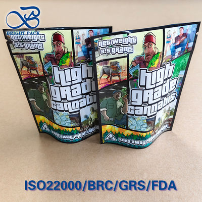 GTA Tribal Print Kinderveilige Zakje ISO 8317 Push-Twist Sluiting ≤0.3mm Diepdruk Precisie