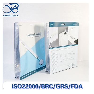 Verdichte achtzijdige afdichtingszakken voor elektronische accessoires Verpakking met heldere ramen en stofdichte afdichting.