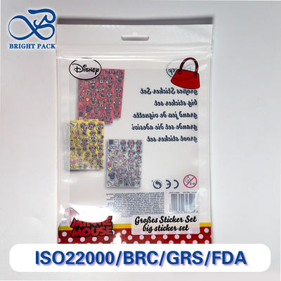 Op maat bedrukte driezijdige sealzakken voor speelgoedverpakkingen met doorzichtige vensters en antistatische lagen. Kortingen bij bulkbestellingen.