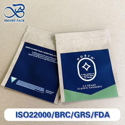 Op maat gedrukte kraftpapieren zakken Bulk order Eco-vriendelijk 10-kleurig logo drukken detailhandel.