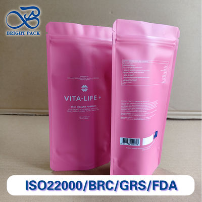 Hervulbare opstaande zakken voor duurzame cosmetica verpakkingen met lichtgewicht en geurloos.