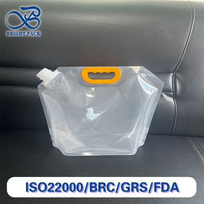 Verdikte Transparante Spout Zakken Met Versterkte Handvatten 1L/1.5L/2.5L/5L/10L Tuitzak Voor Bulk Graan En Vloeistof Verpakking.