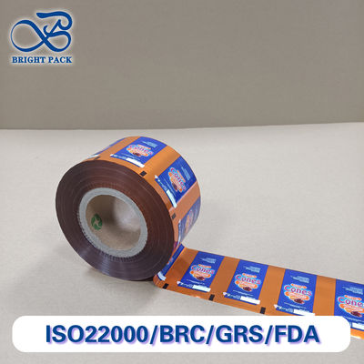 Aluminium gelamineerde voedselfilm met een hoge barrière FDA gecertificeerde voedselverpakkingsfilm voor vlees / snack / poeder Vochtdicht en warmteverzegelbaar maatmaat / dikte