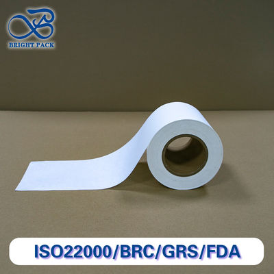 Zelfklevende papierfilmrol voor het afdichten van producten