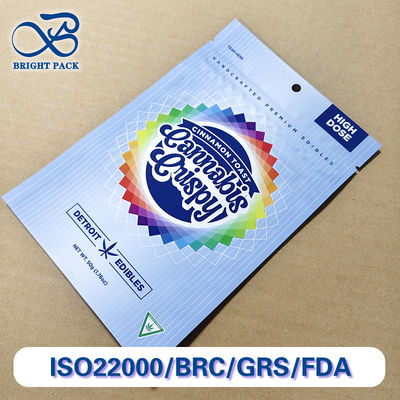 Gecertificeerde kindervriendelijke zakken Meerlaagse samengestelde verpakking met vervalbestendige afdichting Aangepaste afmetingen Dikte Druk CPSC ISO voor farmaceutische producten