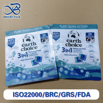 Wasmiddel Pod Verpakkingszakken Aanpasbare PE-meerlaag ontwerp Vochtbestendige & lekkagebestendige SGS gecertificeerd voor wereldwijde bulk orders