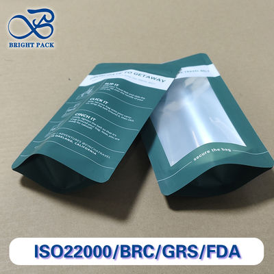 PE Staande Voedselverpakkingszakken met Venster 10cm-50cm Breedte