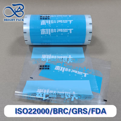 Gerecyclede hoog-barrière verpakkingsfolie voor zeevruchten met ritssluiting