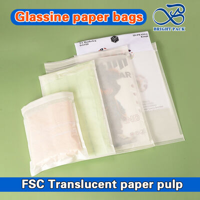 Biologisch afbreekbare op maat gedrukte glaspapierzakjes met zelfklevend zegel voor milieuvriendelijke verpakkingen