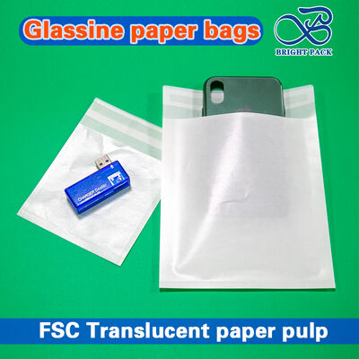 Custom Printed Glassine Waxed Paper Bags voor high-end kledingverpakkingen - Recycleerbaar, biologisch afbreekbaar en doorschijnend