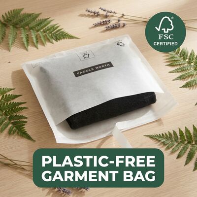 Composteerbaar Biologisch afbreekbaar Recycleerbaar voor gecertificeerde luxe glaszak voor kleding Kledingverpakking EU Low MOQ Leverancier