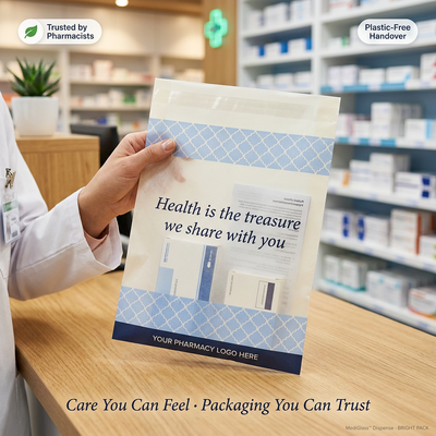 Wax bedekte medicijnzakjes Apotheek Aflevering Aseptic Gravure Printed Sustainable Healthcare Packaging voor seksspeelgoed Bulk