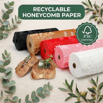 Milieuvriendelijk recyclebaar honingraatkraftpapier voor geschenkverpakkingen en leveringsdemping