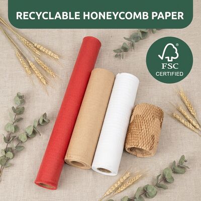 Biologisch afbreekbaar honingraatpapier voor keramische kunstwerken Verscheping Fragile items-Eco-friendly cushioning & protective packaging
